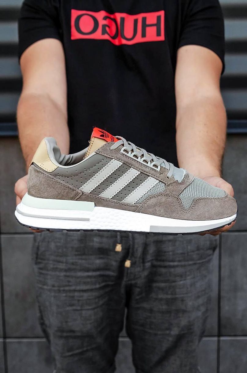 Кроссовки Adidas ZX 500 RM Grey 3229 фото