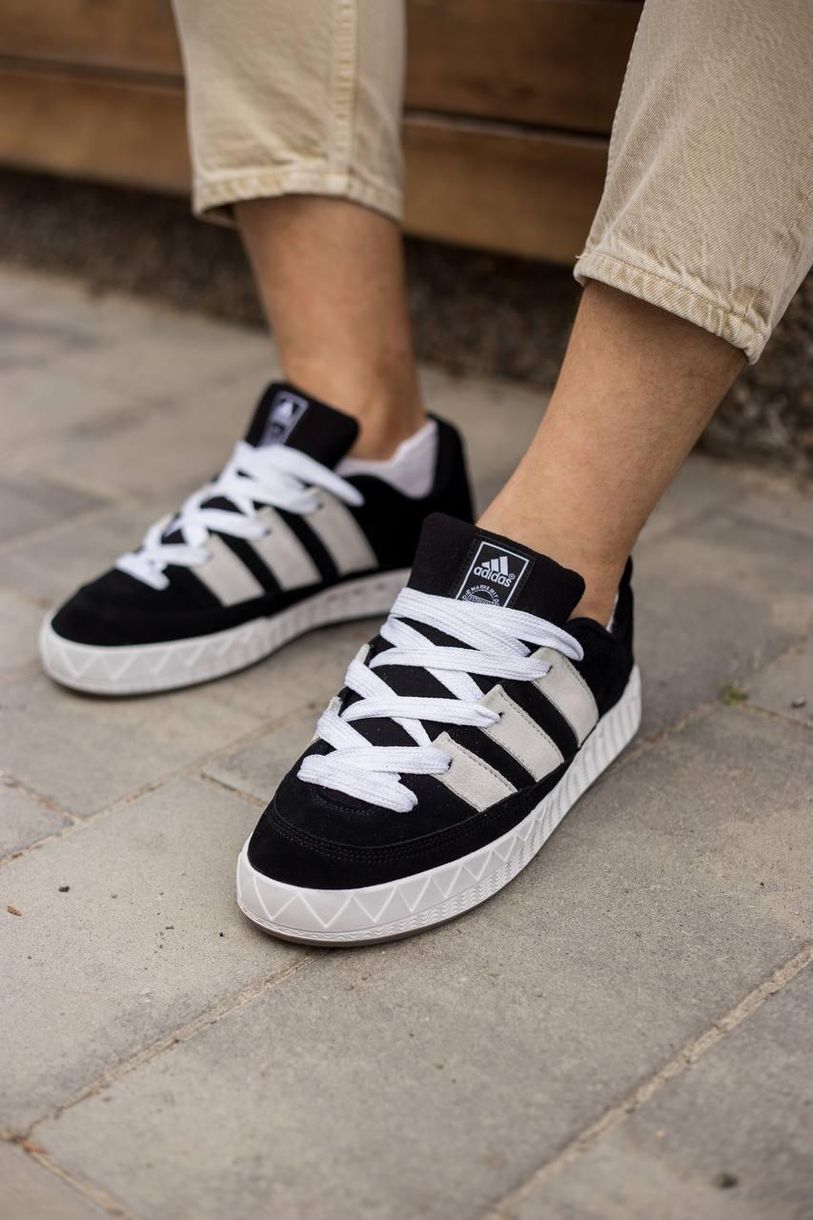 Кроссовки Adidas Adimatic Black White v2 9236 фото