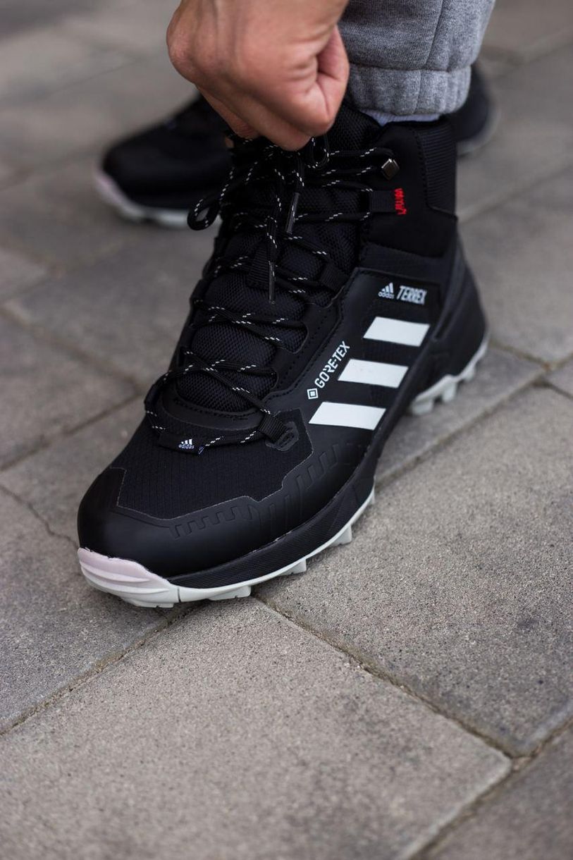 Кросівки Adidas Terrex High Black White 9711 фото