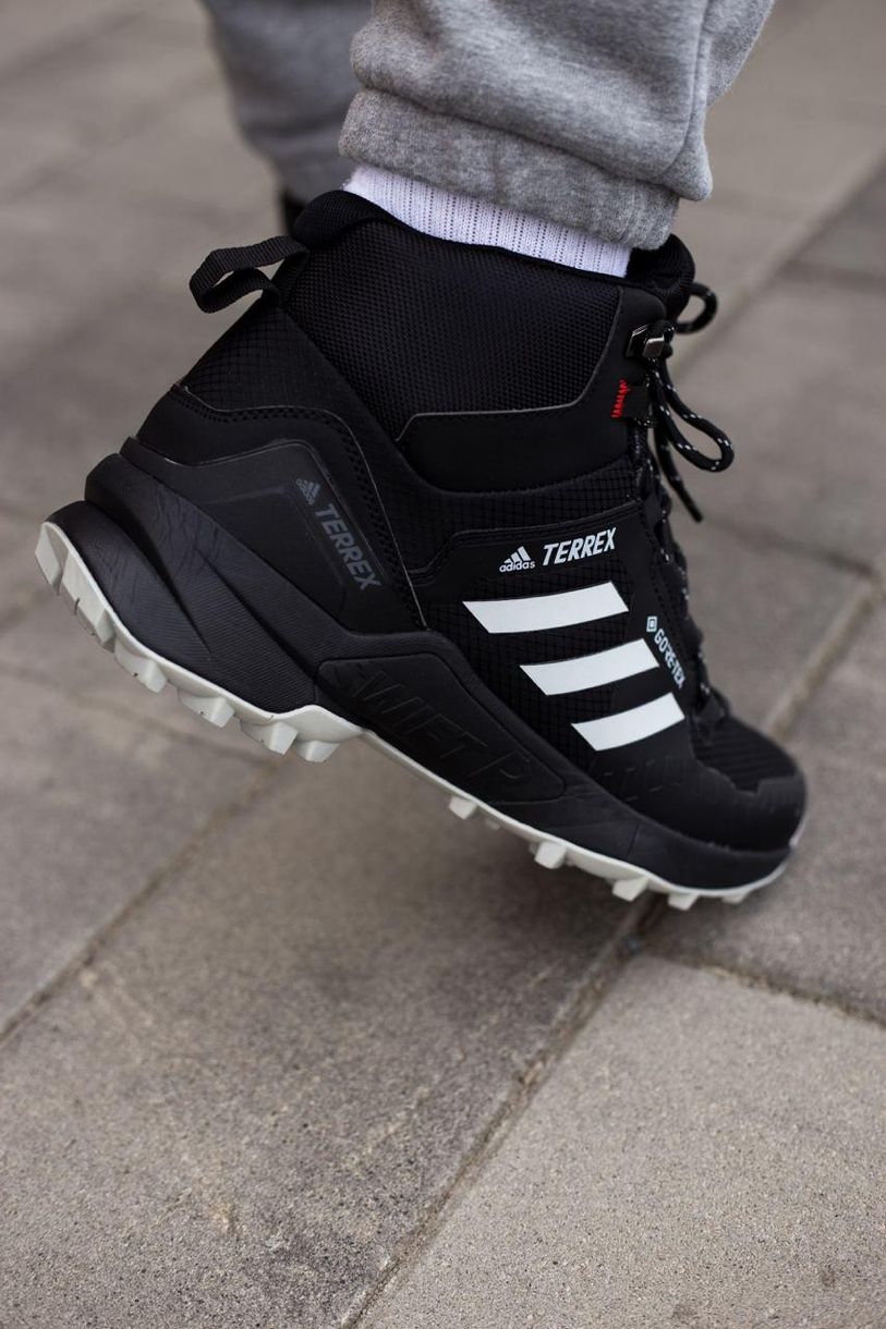 Кросівки Adidas Terrex High Black White 9711 фото