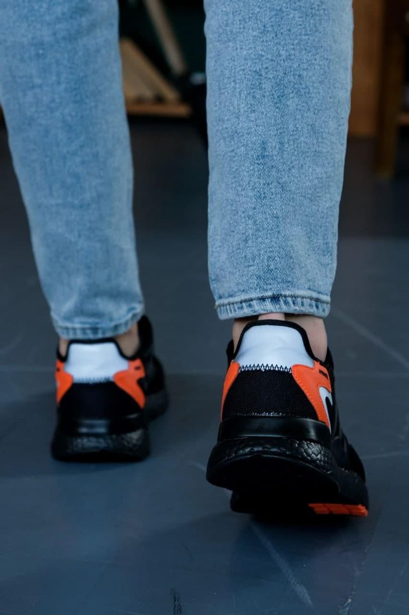 Adidas Nite Jogger 3M Black Orange 5468 фото