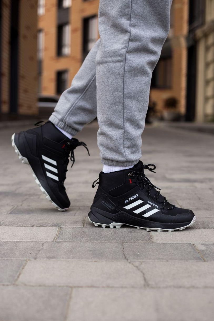 Кросівки Adidas Terrex High Black White 9711 фото