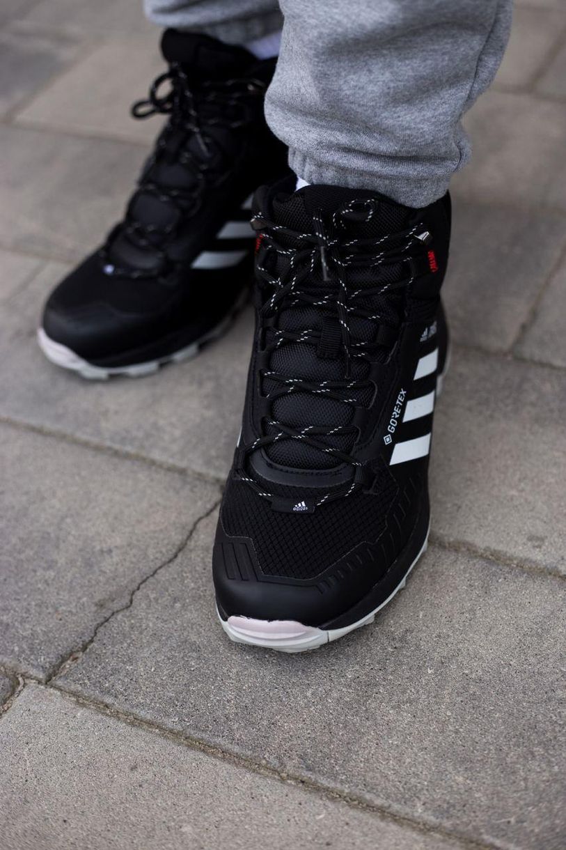 Кросівки Adidas Terrex High Black White 9711 фото