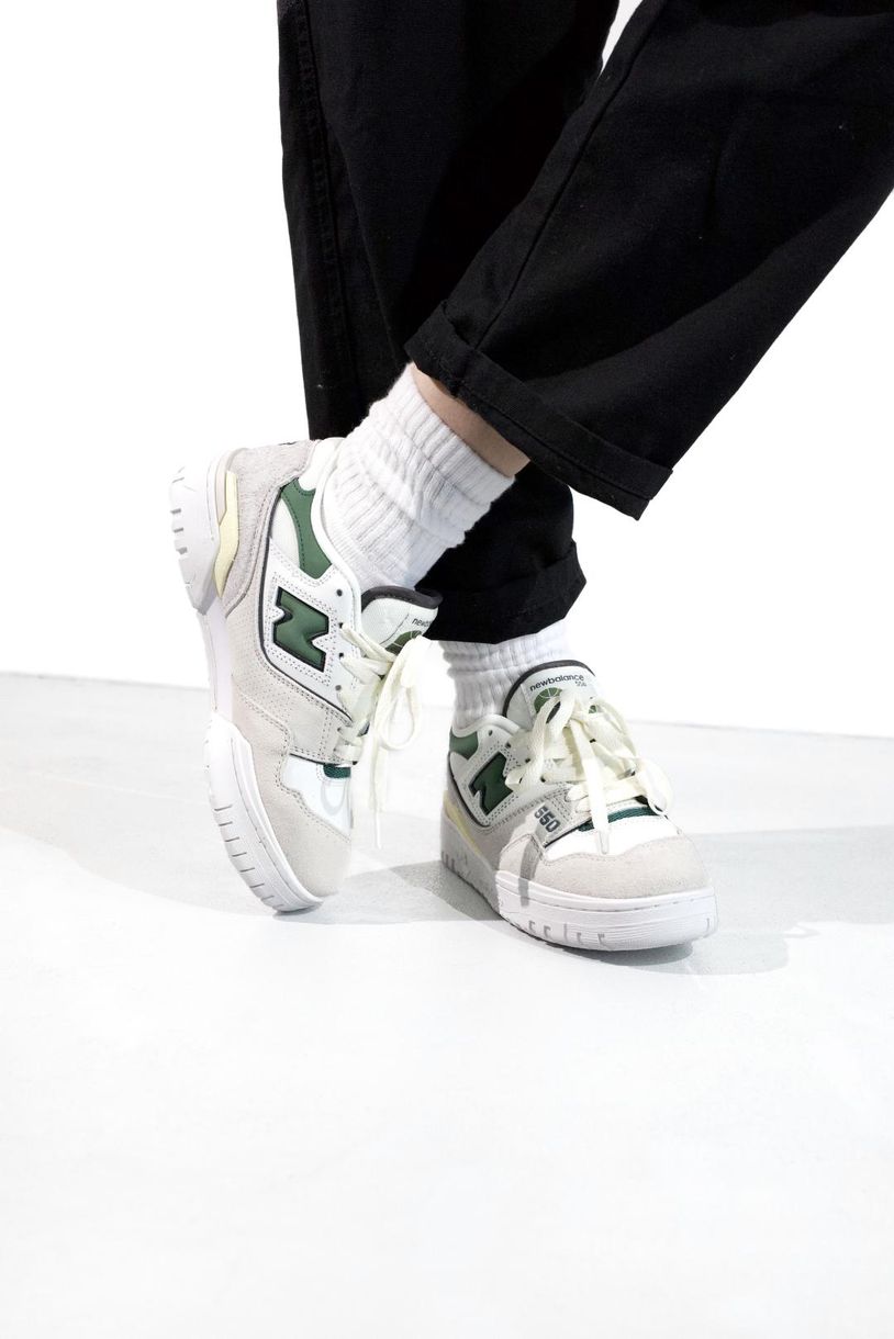 Кросівки New Balance 550 Beige White Green 10540 фото