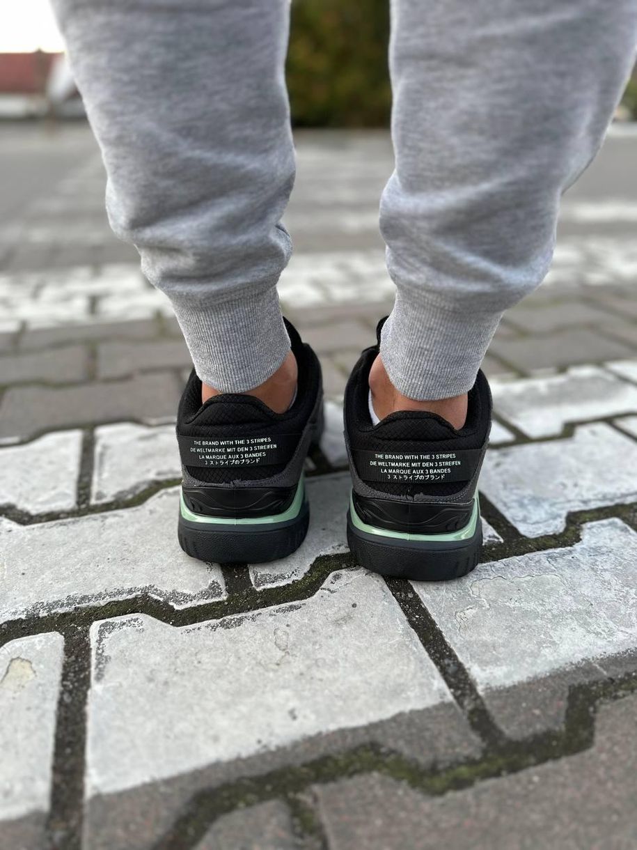 Зимові Кросівки Adidas Niteball Grey Black Winter Fur 10006 фото