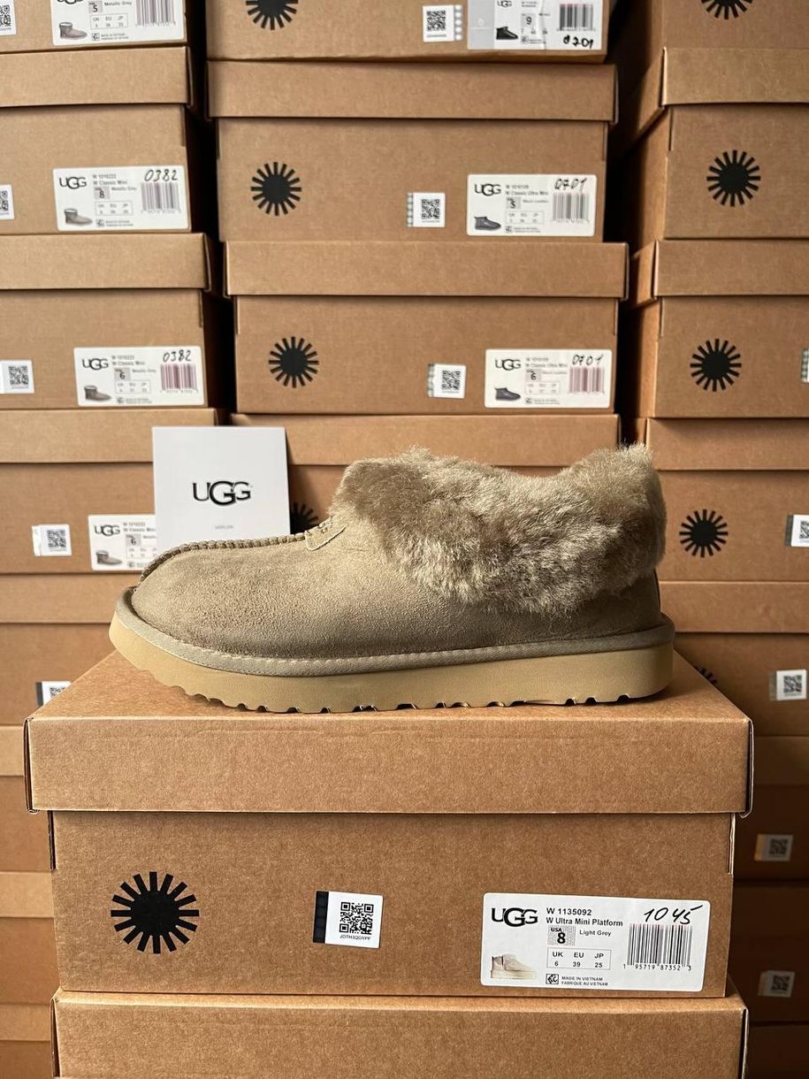 Зимові чоботи Ugg Coquette Khaki 9984 фото