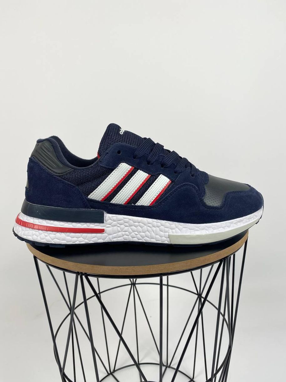 Кросівки Adidas ZX 500 Blue White 7210 фото