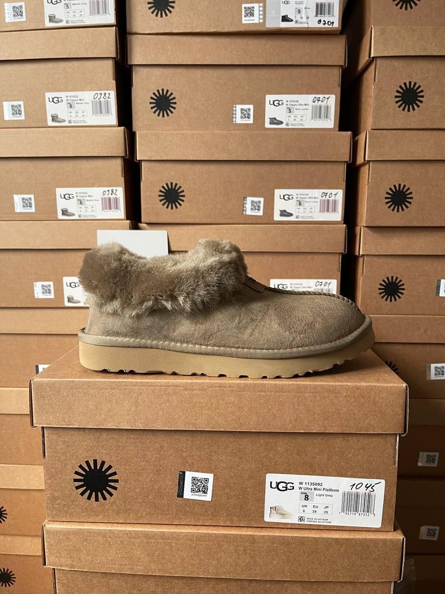 Зимові чоботи Ugg Coquette Khaki 9984 фото