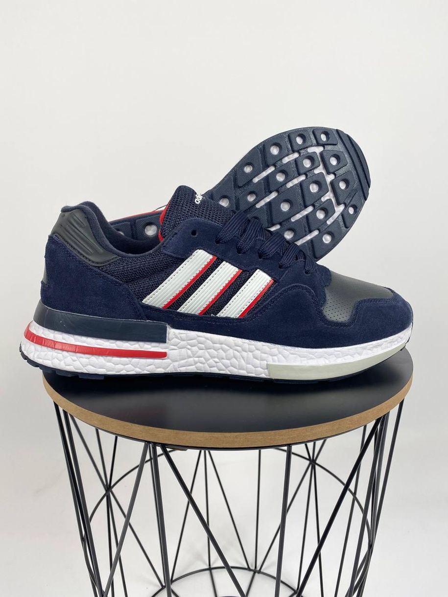 Кросівки Adidas ZX 500 Blue White 7210 фото