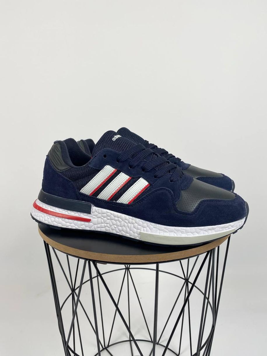 Кросівки Adidas ZX 500 Blue White 7210 фото