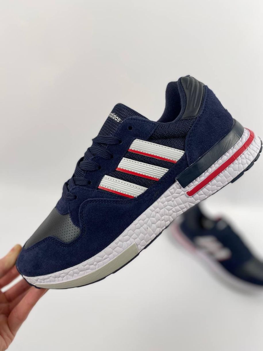 Кросівки Adidas ZX 500 Blue White 7210 фото