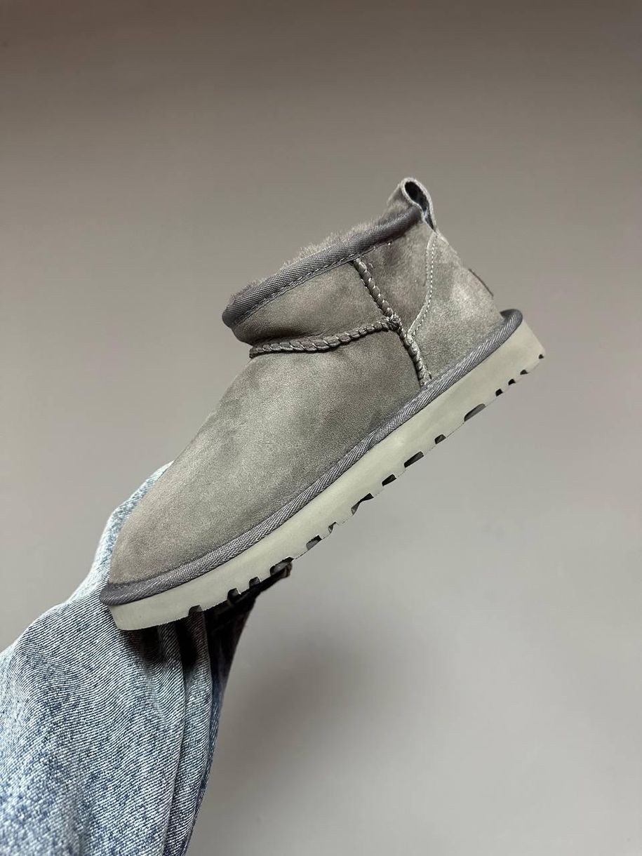 Зимові чоботи Ugg Ultra Mini Gray Suede 9936 фото