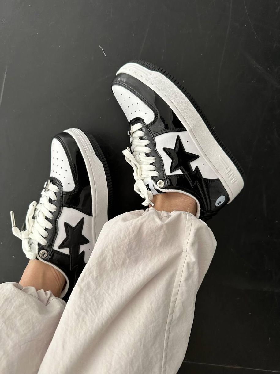 Кросівки BAPE STA M2 Patent Black 1457 фото