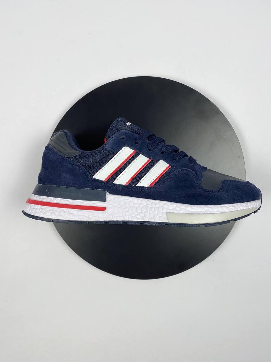 Кросівки Adidas ZX 500 Blue White 7210 фото