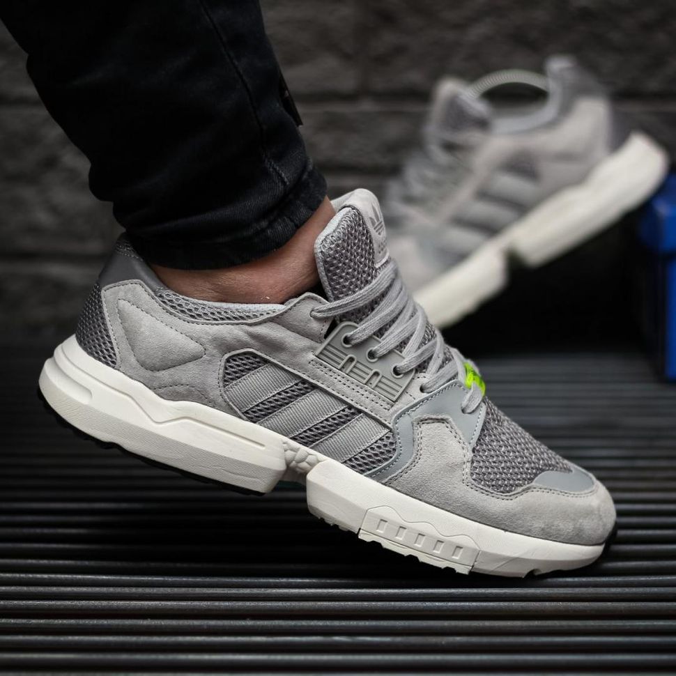 Кроссовки Adidas ZX Torsion Grey White 8947 фото