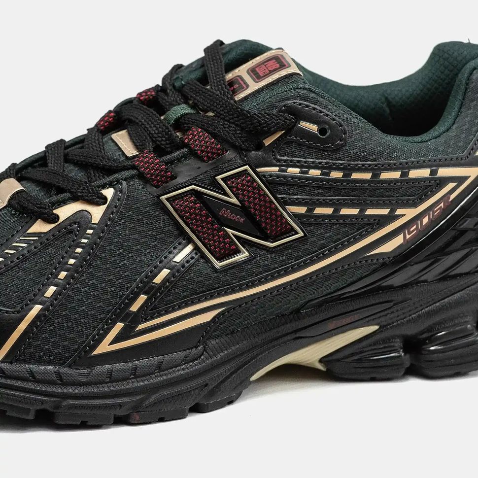 New Balance 1906R x KITH Dark Green Gold Burgundy