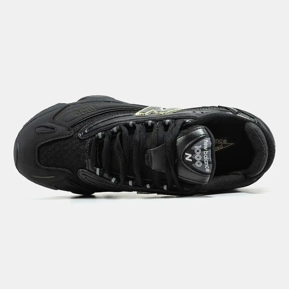 New Balance 1000 Triple Black Cordura, 36