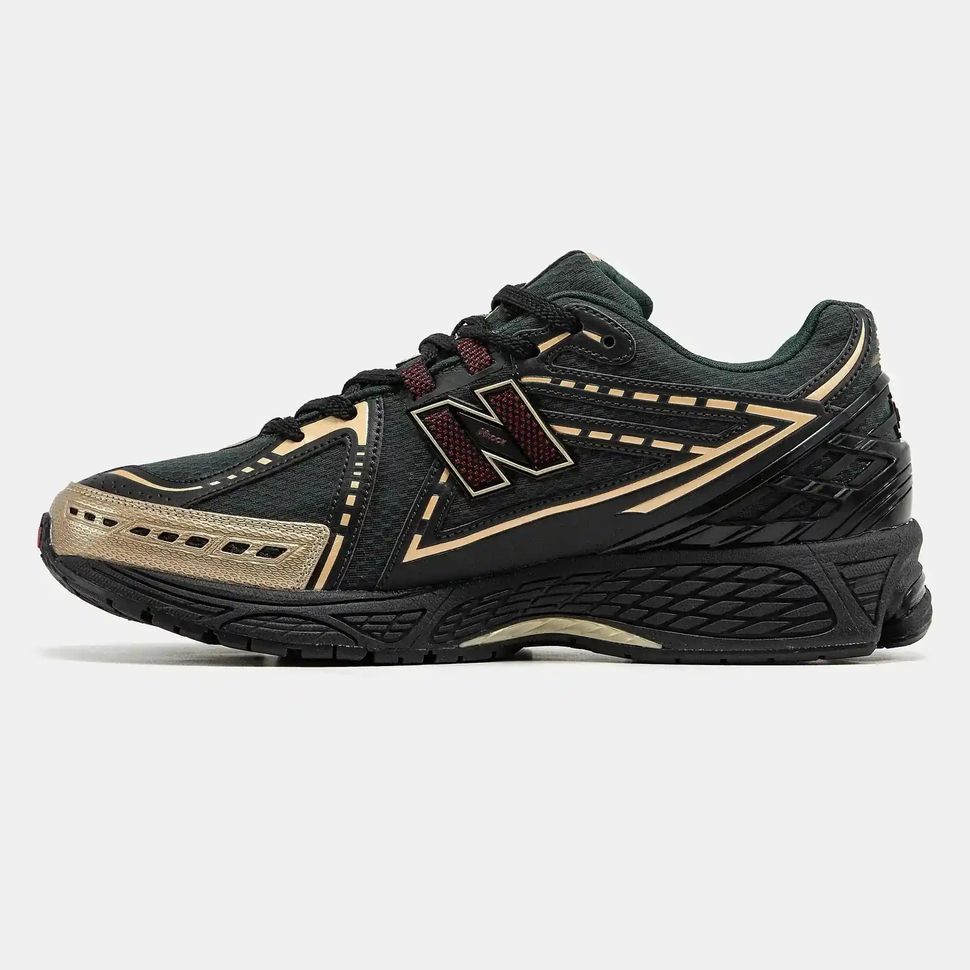 New Balance 1906R x KITH Dark Green Gold Burgundy