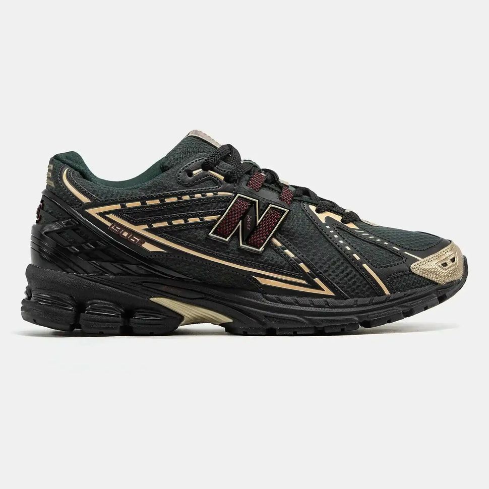 New Balance 1906R x KITH Dark Green Gold Burgundy