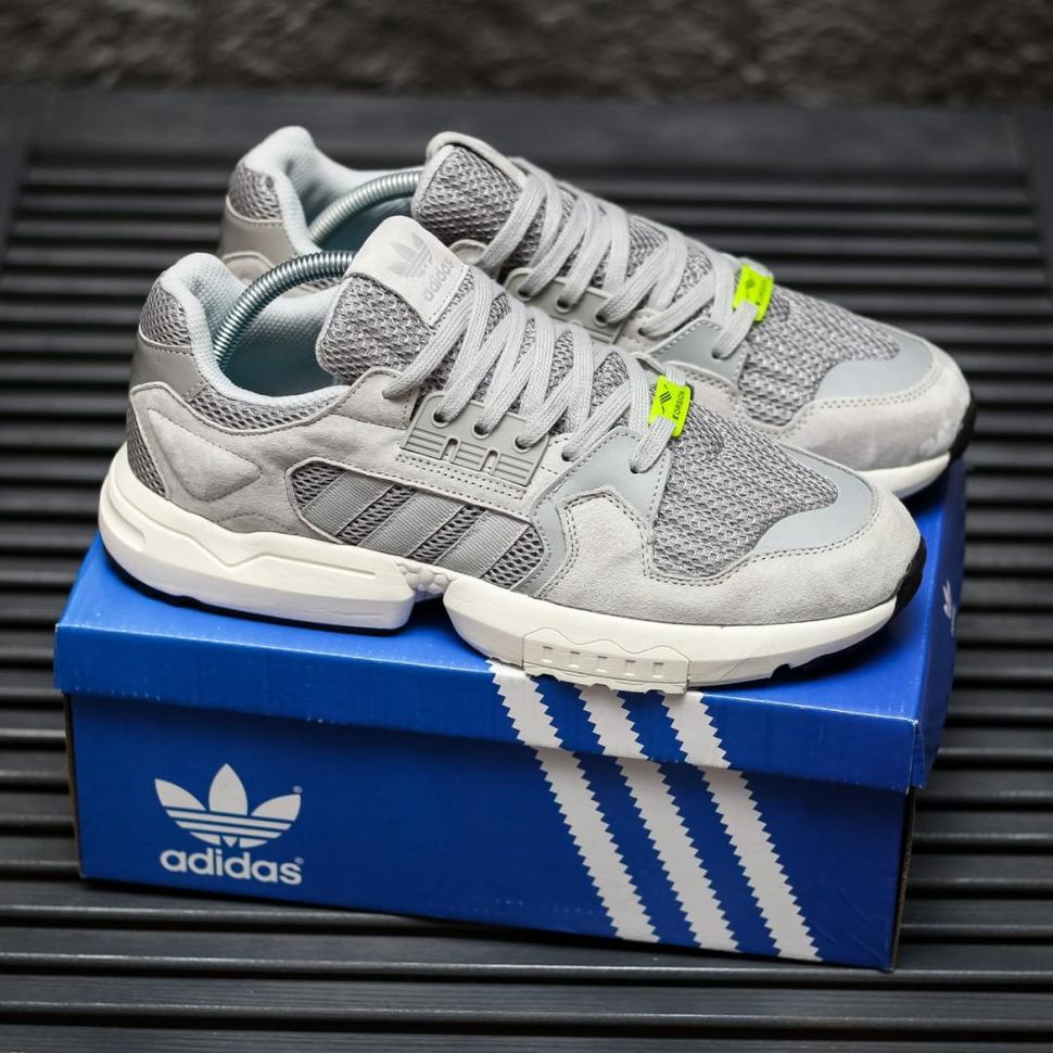 Кроссовки Adidas ZX Torsion Grey White 8947 фото