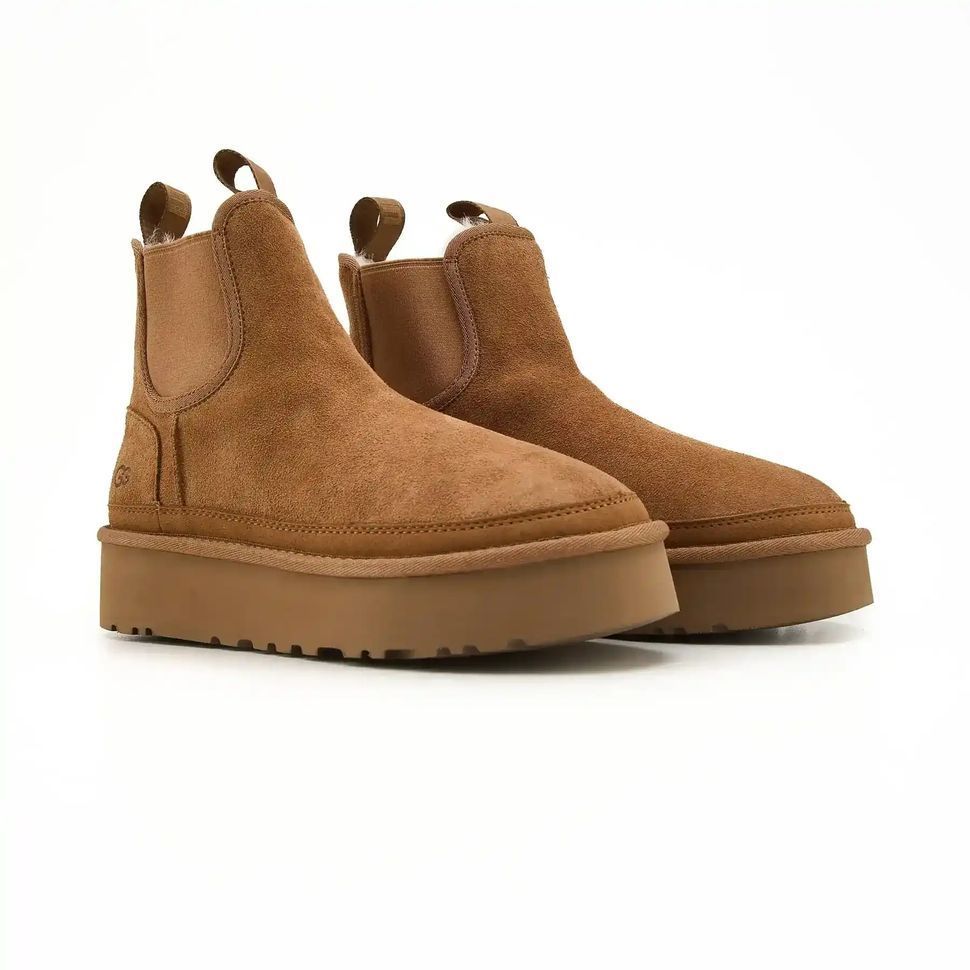 UGG Neumel Platform Chelsea Chestnut, 38