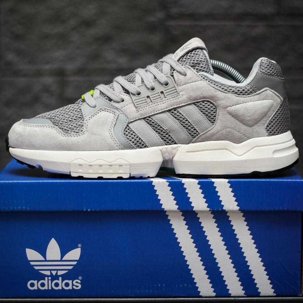 Кроссовки Adidas ZX Torsion Grey White 8947 фото