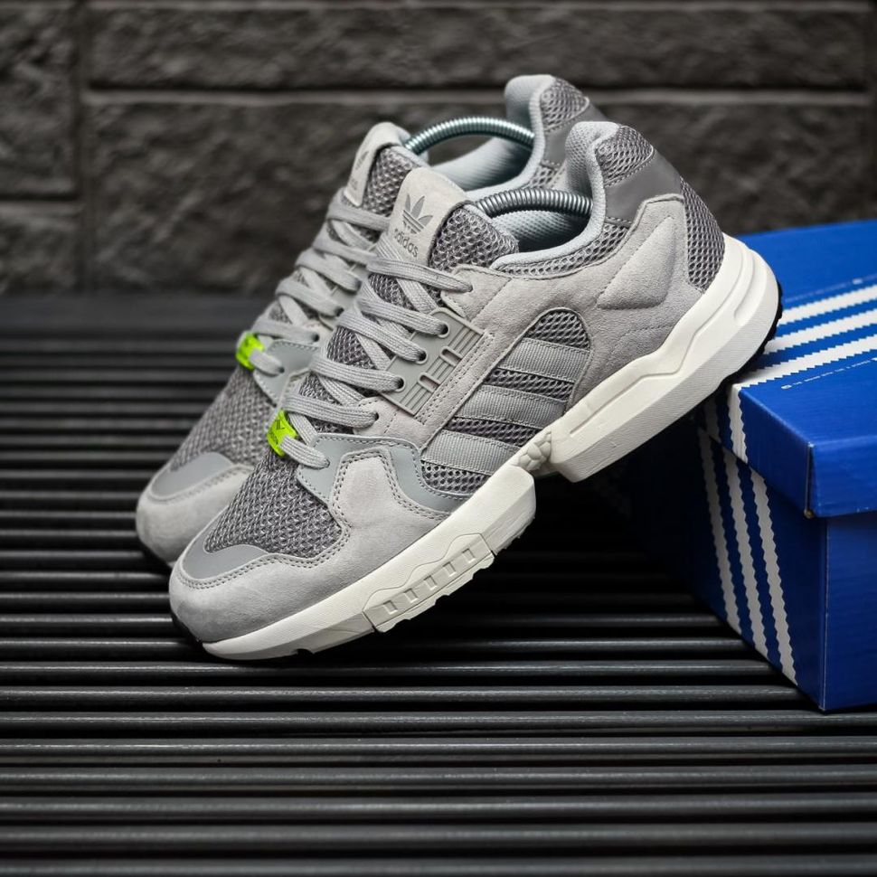 Кроссовки Adidas ZX Torsion Grey White 8947 фото