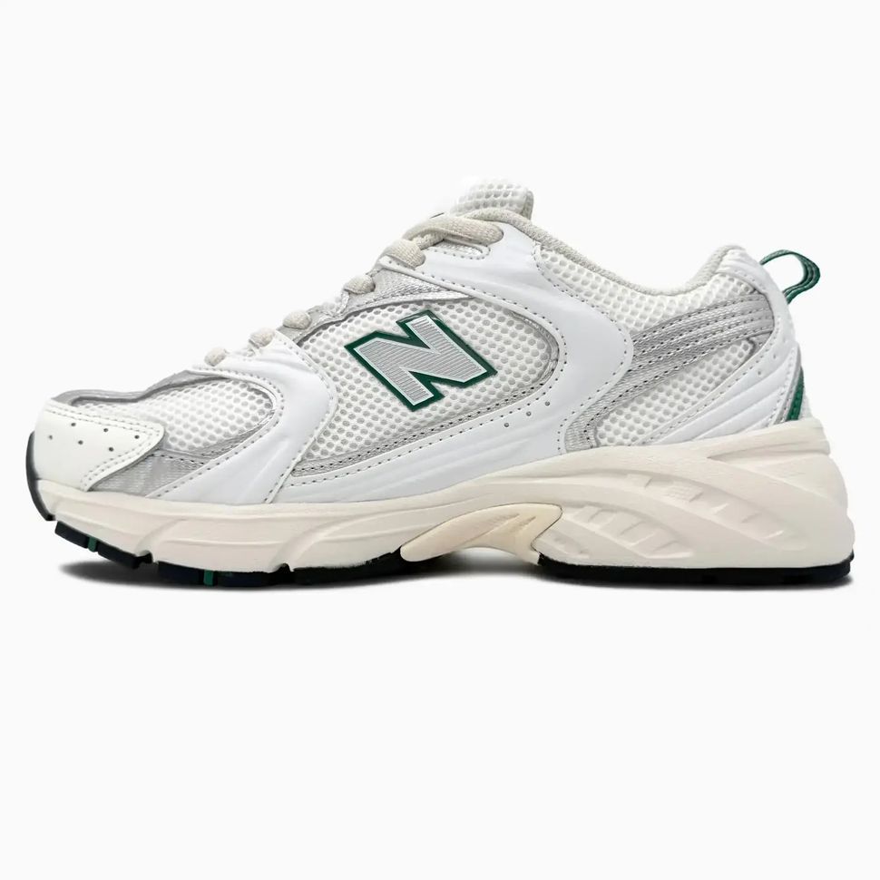 New Balance 530 White Silver Green