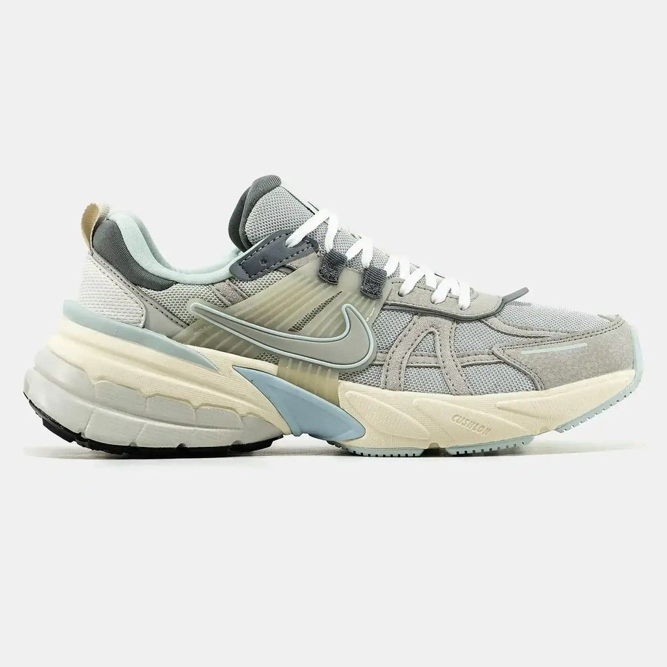 Nike V2K Runtekk Grey Mist Ivory Blue