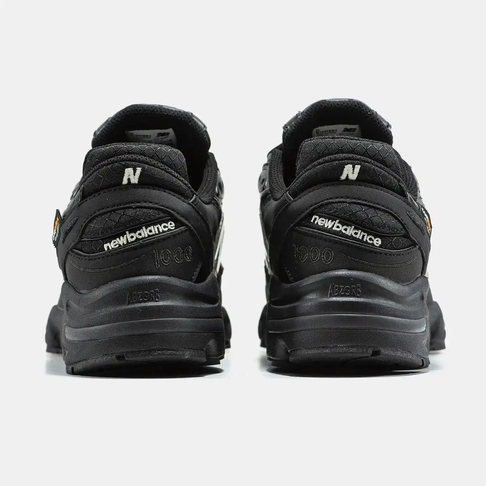 New Balance 1000 Triple Black Cordura, 36