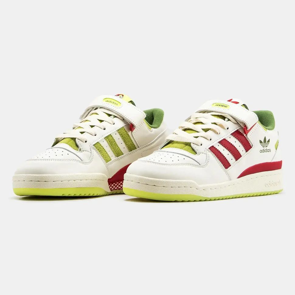 Adidas Forum 84 Low x The Grinch White Red Green