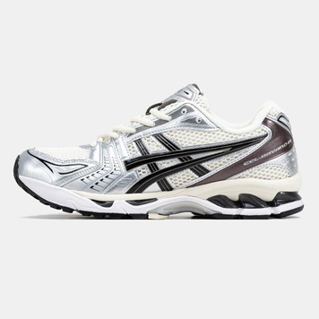 Кросівки білі зі сріблястим Asics Gel-Kayano 14 White Silver Black V2, 40