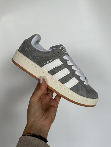 Кроссовки Adidas Campus 00s Grey/White 9409 фото