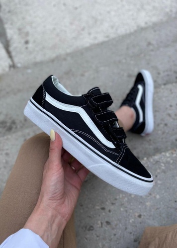 Кеди Vans Old Skool V Black White 9227 фото