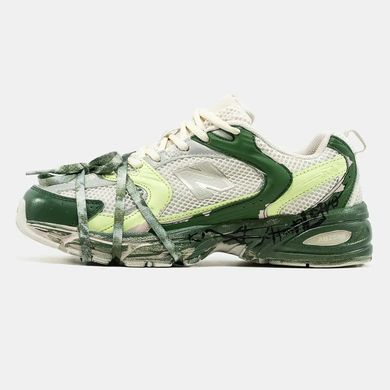 New Balance 530 Green Lime Custom Paint, 36