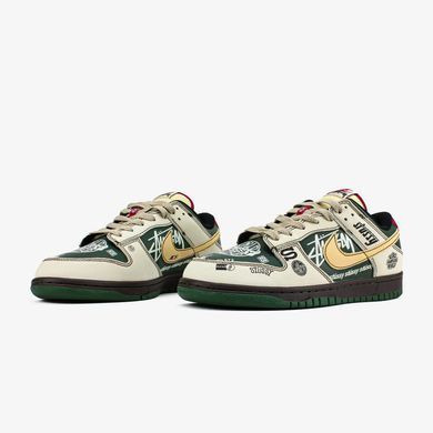 Nike SB Dunk Low x Stussy Beige Green, 38