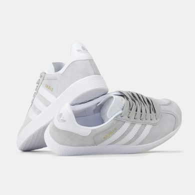Adidas Gazelle Grey White Gum