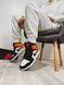 Nike Air Jordan 1 Retro High Black White Orange 5962 фото 6