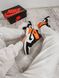 Nike Air Jordan 1 Retro High Black White Orange 5962 фото 4