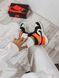 Nike Air Jordan 1 Retro High Black White Orange 5962 фото 3