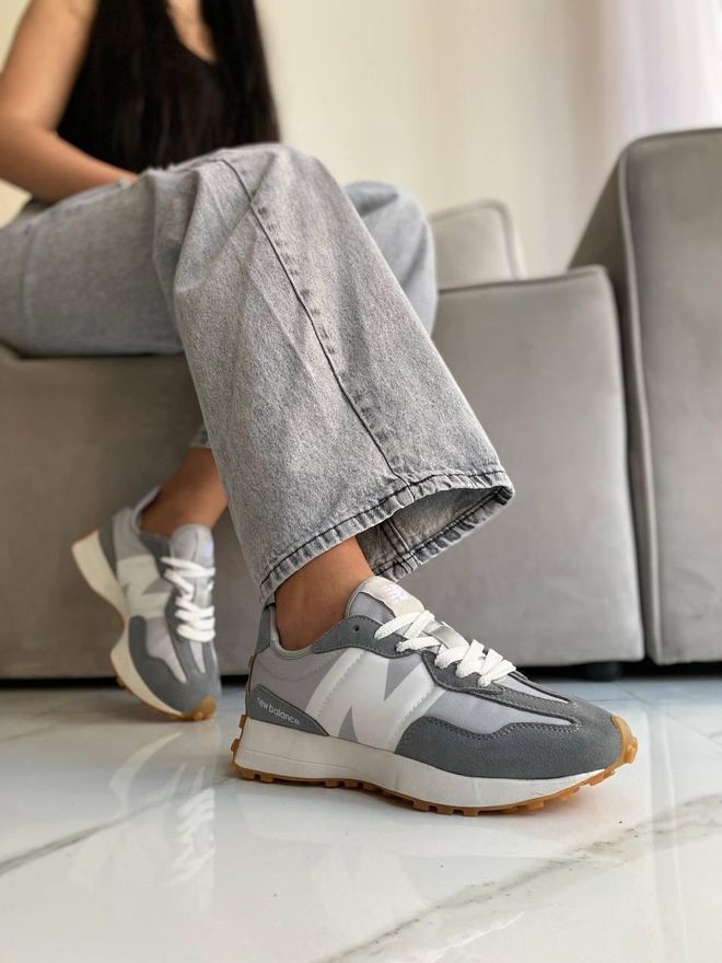Купить Кроссовки New Balance 327 Grey White 3 Унисекс 39 размера -  Доступная цена в Украине 2023, отзывы