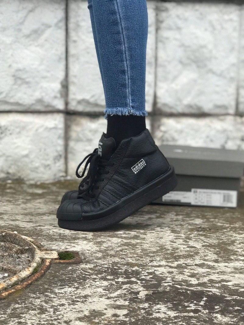 Кросівки Rick Owens × adidas Mastodon Pro II BLACK 7109 фото