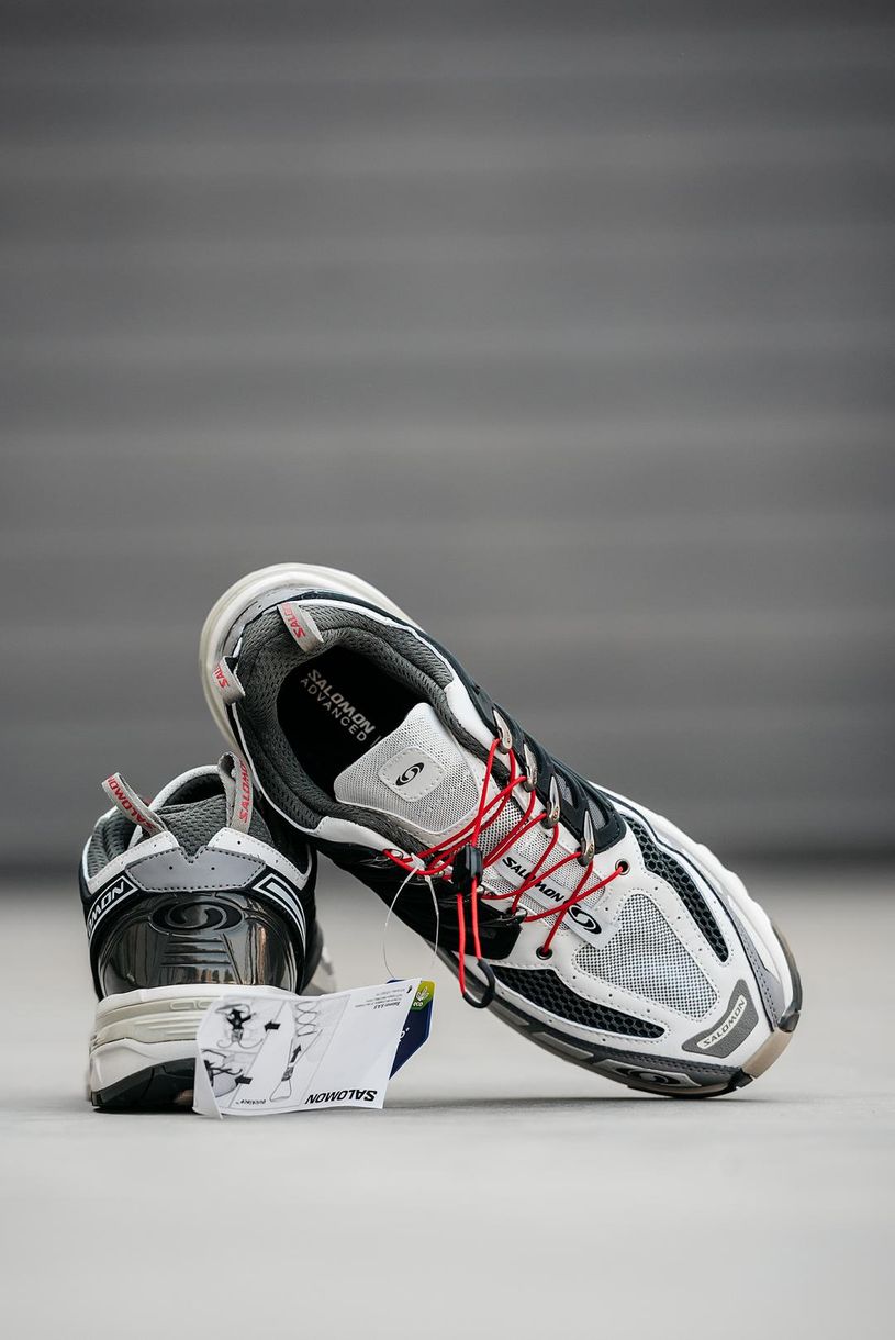 Кроссовки Salomon ACS Pro Grey White Black 9328 фото