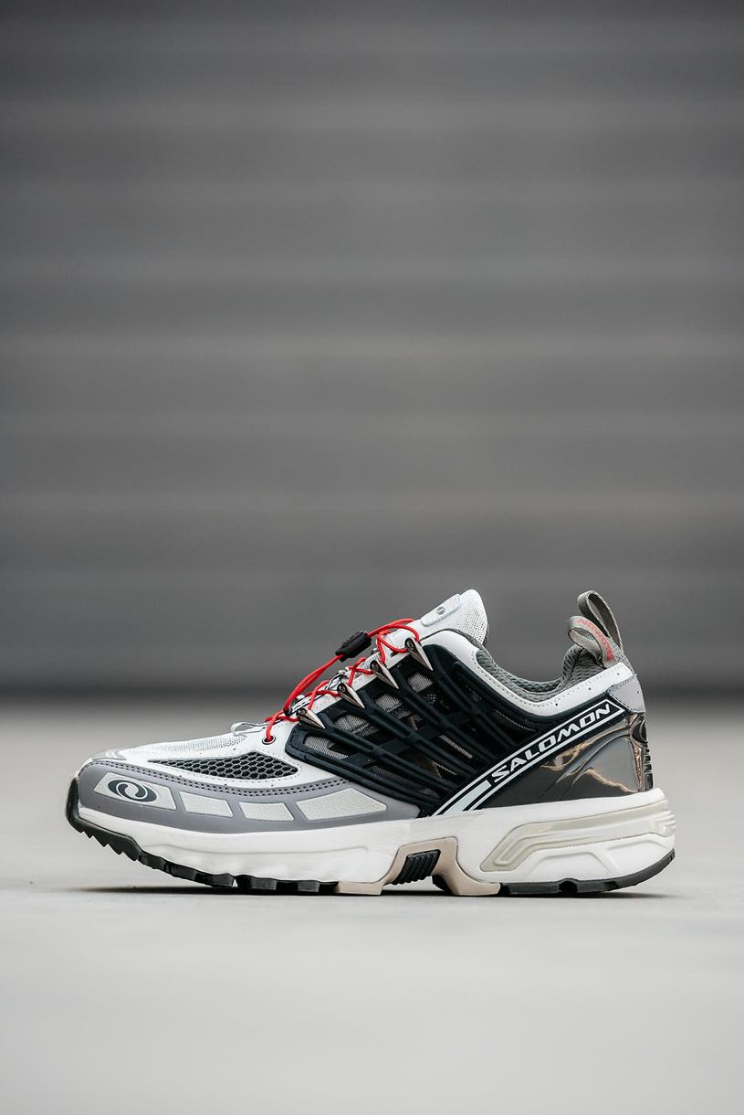 Кроссовки Salomon ACS Pro Grey White Black 9328 фото