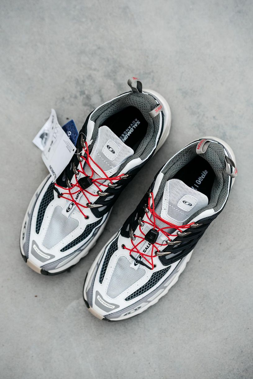 Кроссовки Salomon ACS Pro Grey White Black 9328 фото