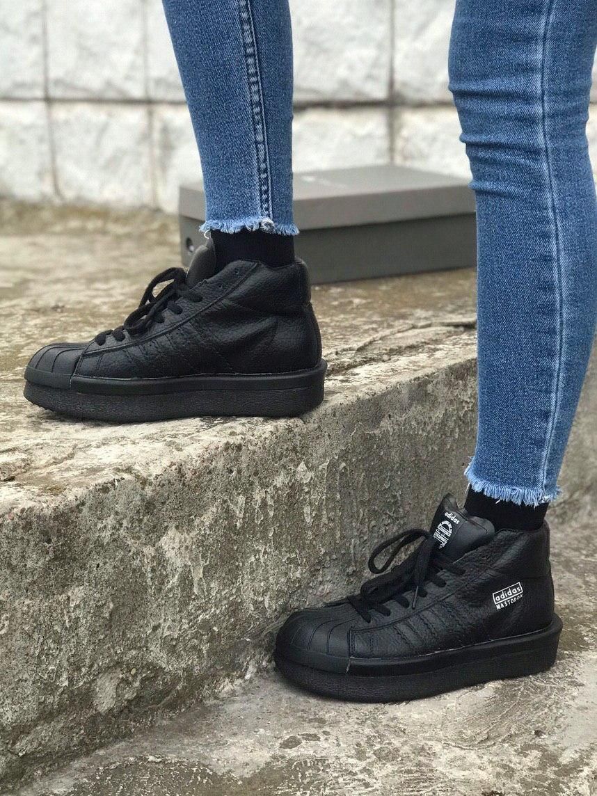 Кросівки Rick Owens × adidas Mastodon Pro II BLACK 7109 фото