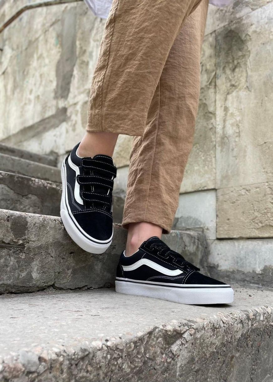 Кеди Vans Old Skool V Black White 9227 фото