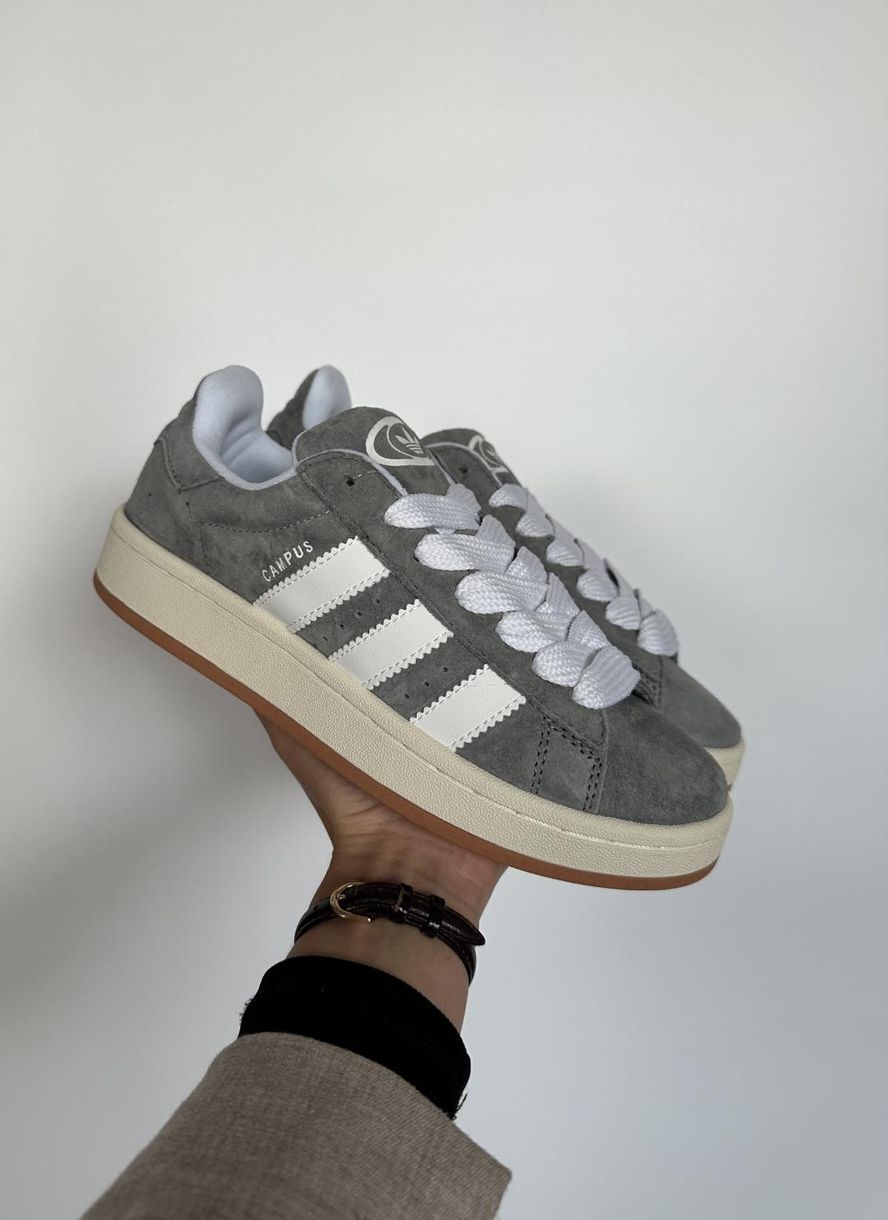 Кроссовки Adidas Campus 00s Grey/White 9409 фото