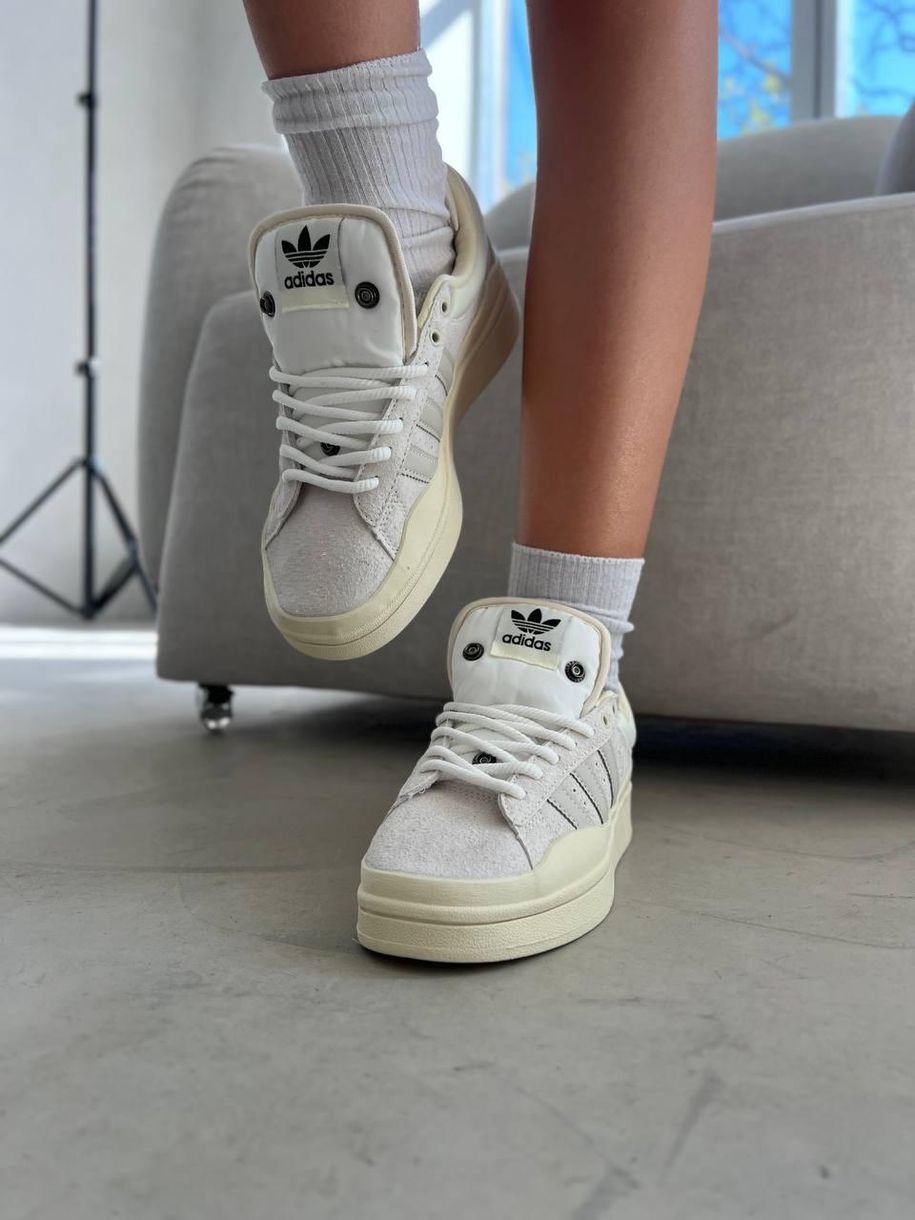 Кроссовки Adidas Campus x Bad Bunny Beige v2 9466 фото