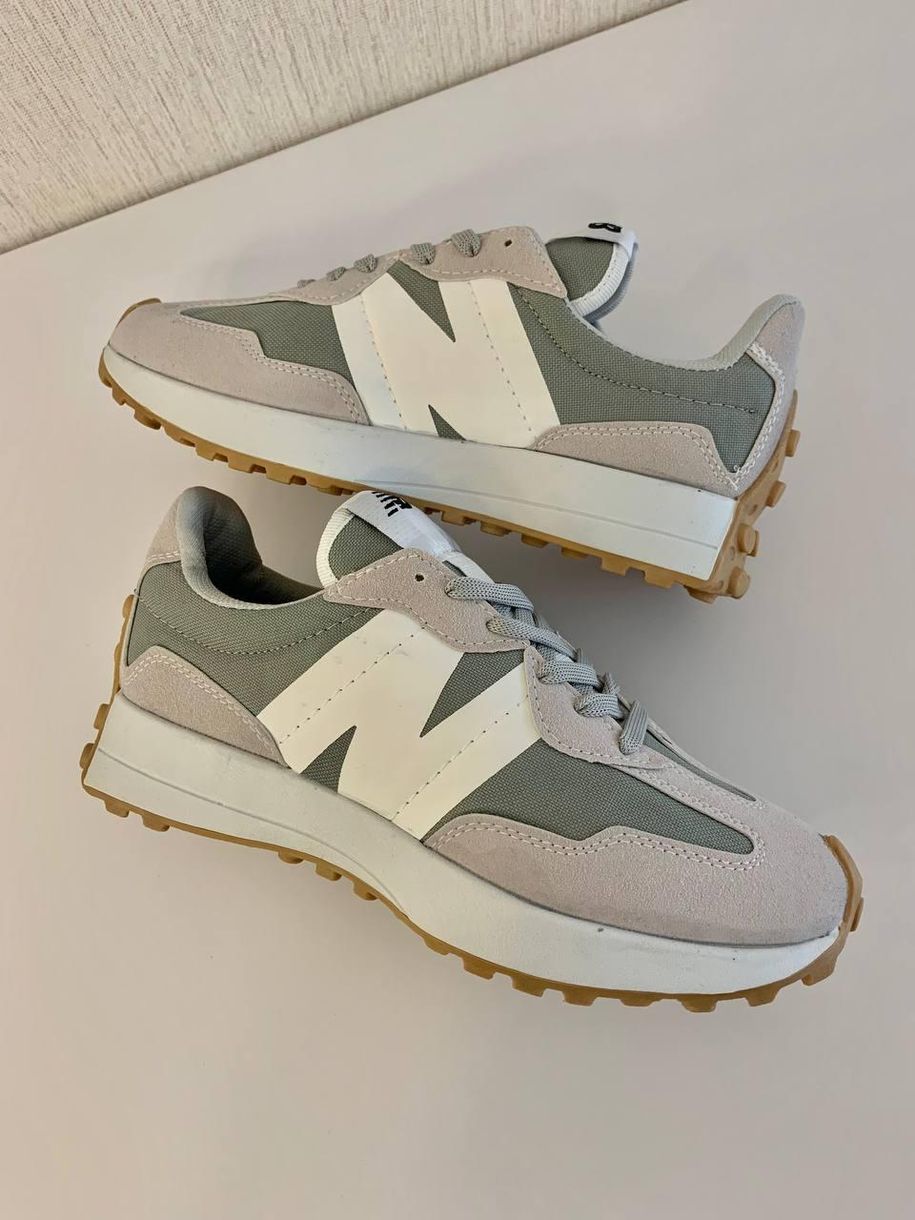 Кросівки New Balance 327 Beige Green 8553 фото